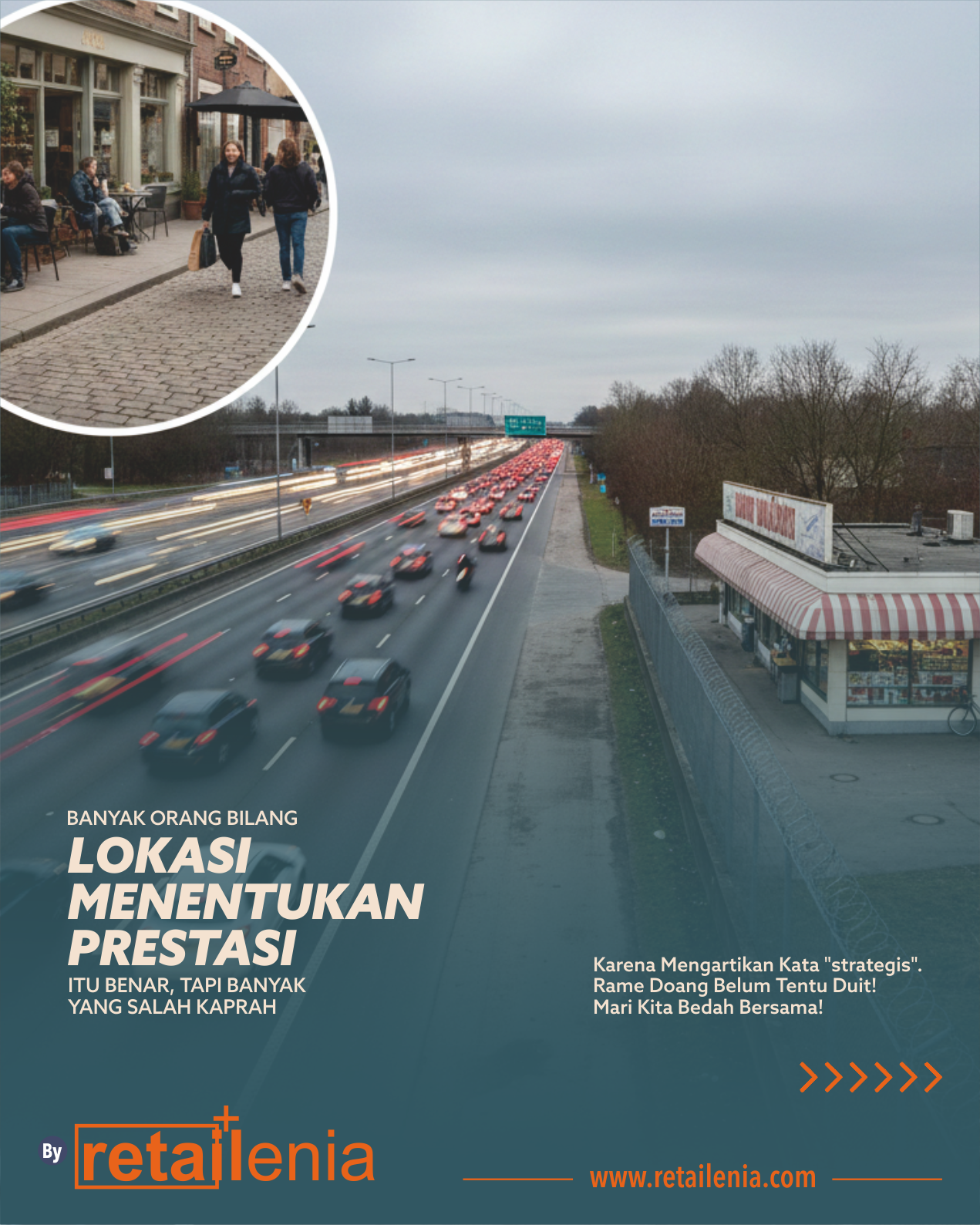 Jebakan “Lokasi Ramai”: Mengapa Toko di Jalan Raya Bisa Sepi Pembeli?