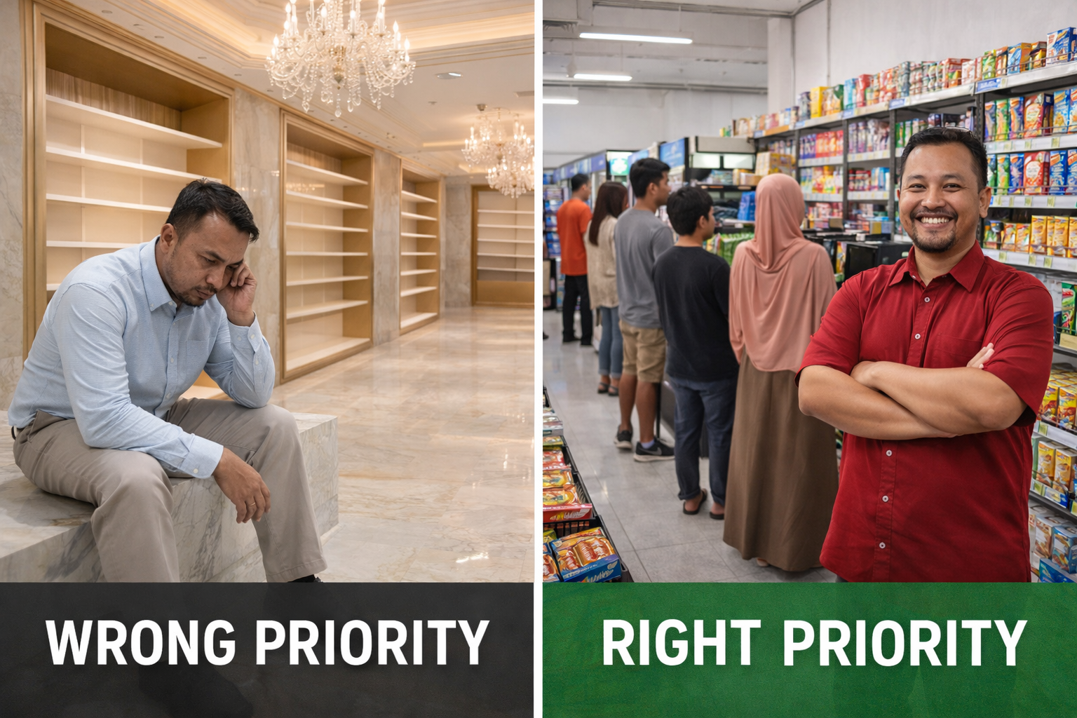 Rumus 40-40-20: Cara Mengatur Modal Toko Agar Gak Habis Cuma Buat Tembok Cantik